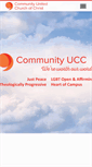 Mobile Screenshot of community-ucc.org
