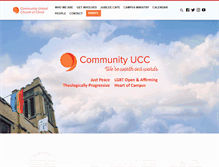 Tablet Screenshot of community-ucc.org